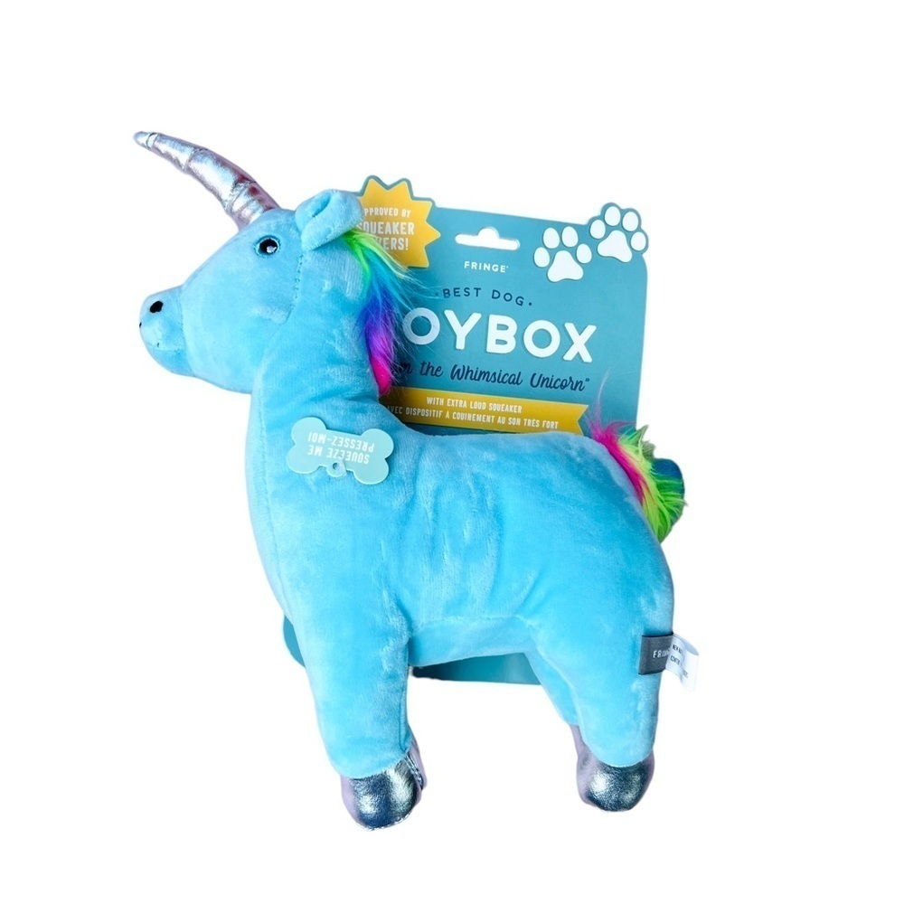 Fringe Studio Rainbow Unicorn Dog Toy